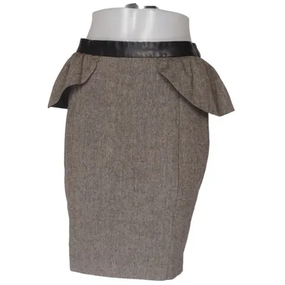 Rok (Bruin) van Lipsy London Acryl, Katoen, Polyamide, Polyester, Polyurethaan, Viscose, Wol