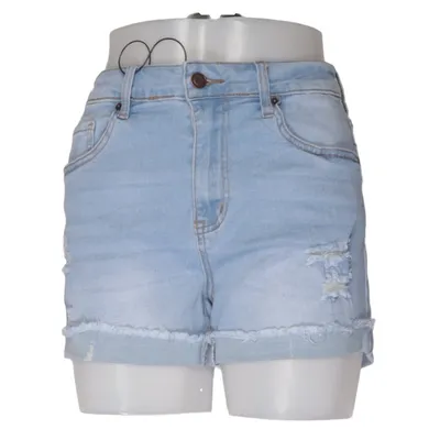 Jeansshorts (Blå) från Fashion Nova Bomull, Elastan, Polyester