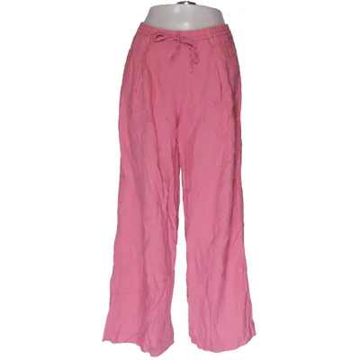 Pants (Pink) from Zara Linen, Viscose