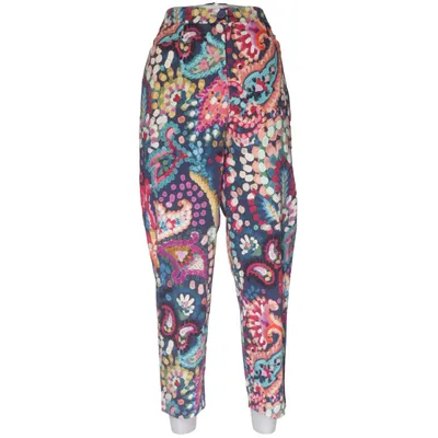 Pants (Blue, Multicolored) from Du Milde Cotton, Elastane