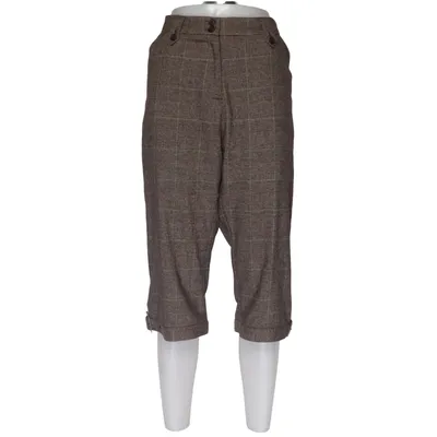Driekwart broek (Bruin) van Liv Collection Elastaan, Polyester, Viscose