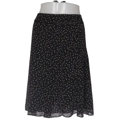 Skirt (Black, White) from 123 Polyester