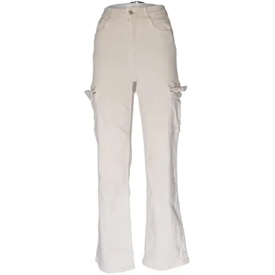 Cargo broek (Beige) van Guts & Gusto Katoen, Elastaan, Polyester