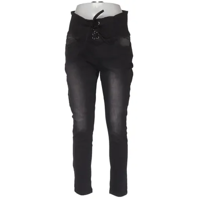 Spijkerbroek (Zwart) van Hello Miss Katoen, Elastaan, Polyester