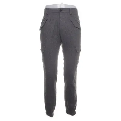 Cargo pants (Gray) from Castor Acrylic, Polyester, Wool