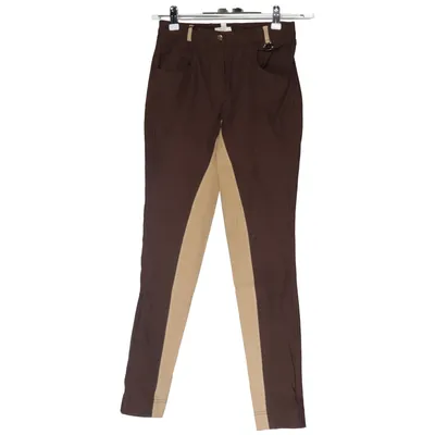 Rijbroek (Bruin, Beige) van G.Sel Katoen, Elastaan, Polyamide