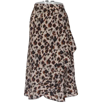 Jupe portefeuille (Beige, Marron, Noir) de ONLY Élasthane, Polyester