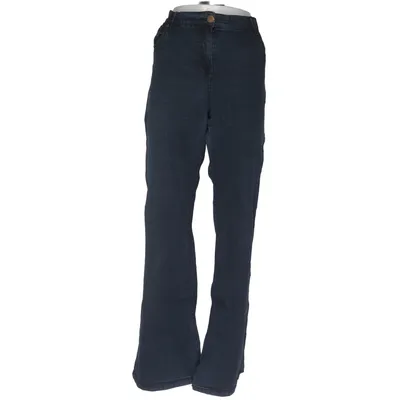 Spijkerbroek (Blauw) van Bootcut Katoen, Elastaan