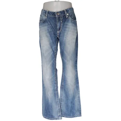 Spijkerbroek (Blauw) van Camp David Katoen