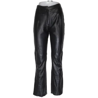 Leren broek (Zwart) van Mauritius Leer, Polyester