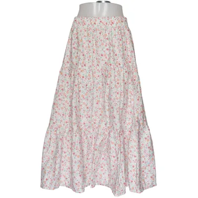 Maxi skirt (White, Multicolored) from Greengate Cotton