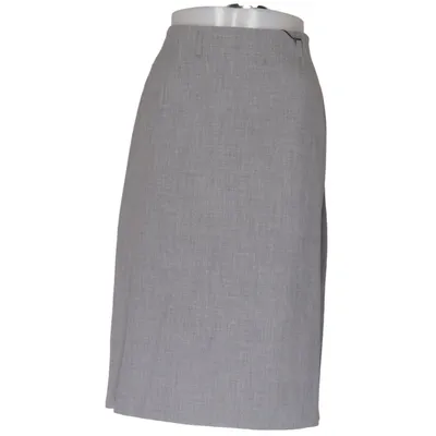 Jupe crayon (Gris) de Addera Élasthane, Polyester, Viscose