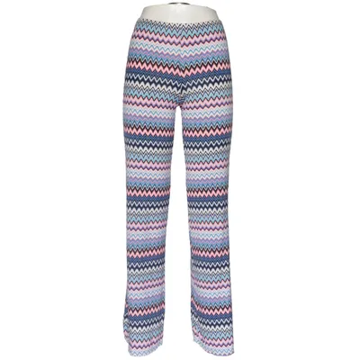 Pantalon (Bleu, Rose, Blanc) de E7 Paris Élasthane, Polyester