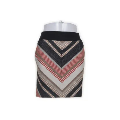 Nederdel (Sort, Brun, Beige, Rød) fra Karen Millen Akryl, Bomuld, Elastan, Polyester, Viscose