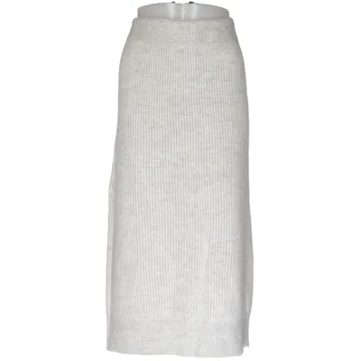 Långkjol (Grå, Vit) från Pernilla Wahlgren Design Akryl, Elastan, Polyester