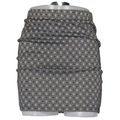 Kjol (Svart, Vit) från Crocker Apparel Elastan, Polyester, Viskos