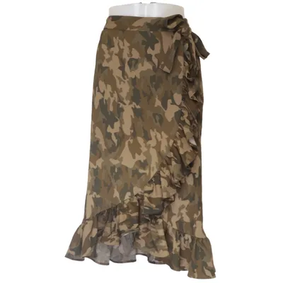 Omlottkjol (Grön, Flerfärgad) från Soaked in Luxury Elastan, Polyester