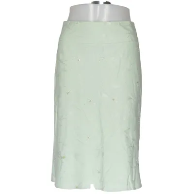Skirt (Green) from New Look Linen, Polyester, Viscose