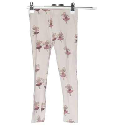Leggings (Beige, Flerfarvet) fra Amy & Lucy Elastan, Genanvendt bomuld