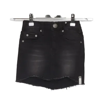 Jupe en jean (Noir) de Oneteaspoon Coton, Élasthane, Polyester, Viscose