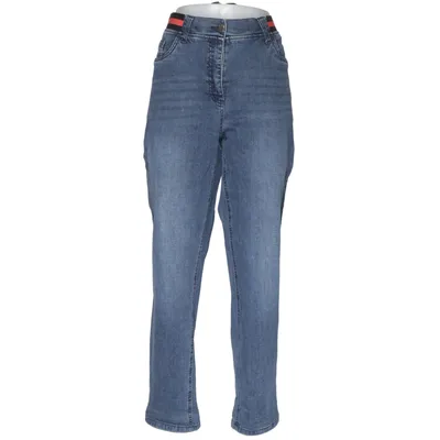 Jeans (Blå) från Ulla Popken Bomull, Elastan