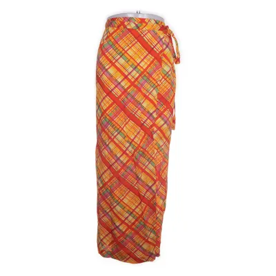 Slå om-nederdel (Rød, Orange) fra Hennes Collection Viscose