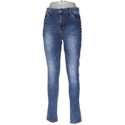 Jeans (Blå) fra Miss RJ Bomuld, Elastan, Polyester