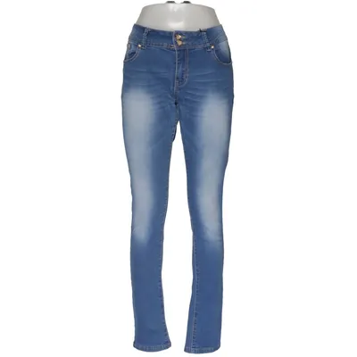 Jeans (Blå) från R.Display Bomull, Elastan