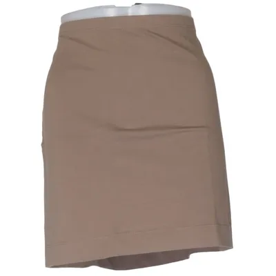 Skirt (Brown) from H&M Basic Cotton, Elastane