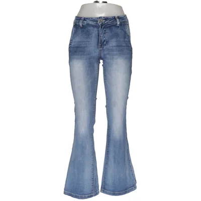 Jeans (Blå) fra Place du Jour Bomuld, Elastan