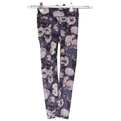 Collants de sport (Violet, Noir, Blanc) de Phelix Sports Élasthane, Polyester