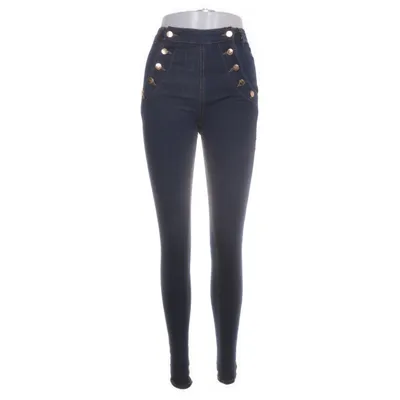 Jeans (Blå) från 77th Flea Bomull, Elastan