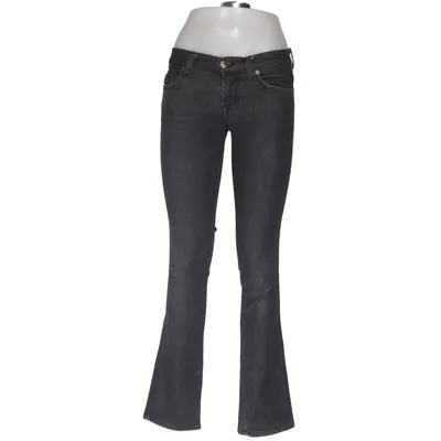 Spijkerbroek (Zwart) van 7 for All Mankind Katoen, Elastaan, Polyester