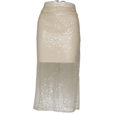 Jupe longue (Beige) de Remain Élasthane, Polyester