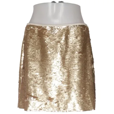 Kjol (Guldfärgad) från H&M Elastan, Polyester