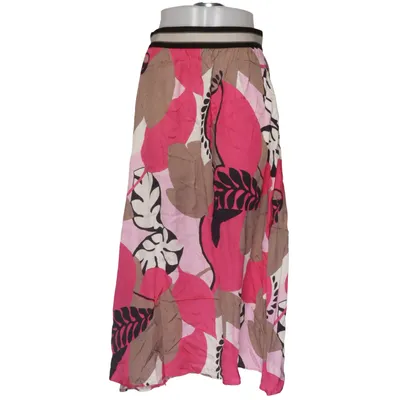 Maxi nederdel (Pink, Brun, Flerfarvet) fra Faber Viscose
