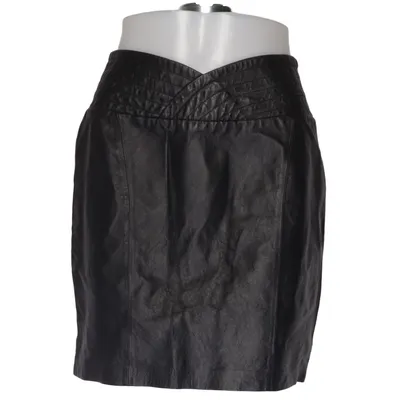 Leather skirt (Black) from Love Label Leather, Polyester