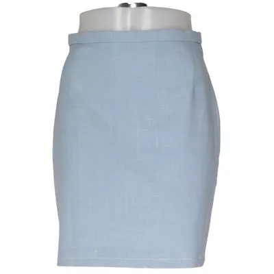 Jupe (Bleu) de Finn Karelia Élasthane, Lin, Polyamide, Polyester