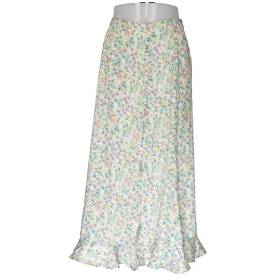 Maxi nederdel (Hvid, Flerfarvet) fra Zara Polyester