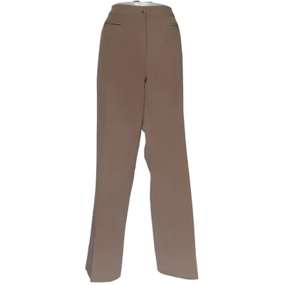 Kostuumbroek (Bruin) van Devernois Polyester, Polyurethaan