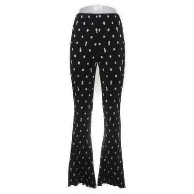 Palazzo broek (Zwart, Wit) van Mango Elastaan, Polyester, Polyurethaan