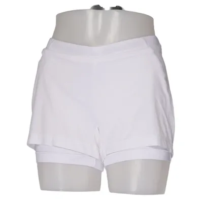 Short de sport (Blanc) de Babolat Coton, Élasthane, Polyamide, Polyester