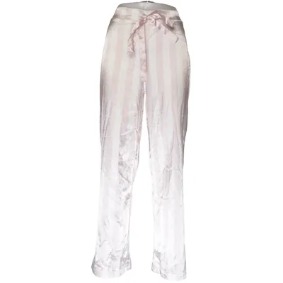 Pantalon de pyjama (Rose, Blanc) de Chiquelle Polyester