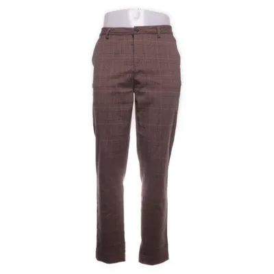 Kostuumbroek (Bruin, Blauw) van Long Island Elastaan, Polyester, Viscose