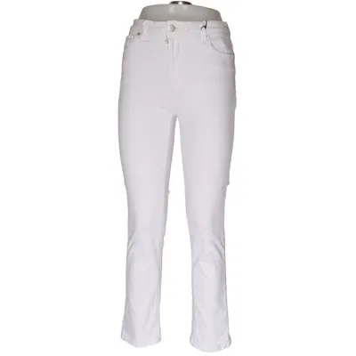 Jeans (White) from Homage Elastane, Recycled cotton