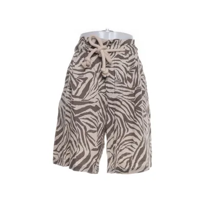 Shorts (Brun, Beige) från Copenhagen Muse Linne, Lyocell