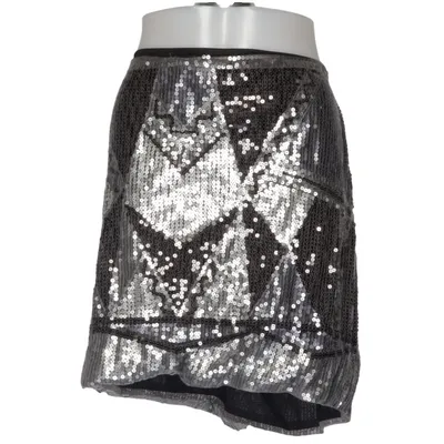 Skirt (Black, Silver) from Monrow