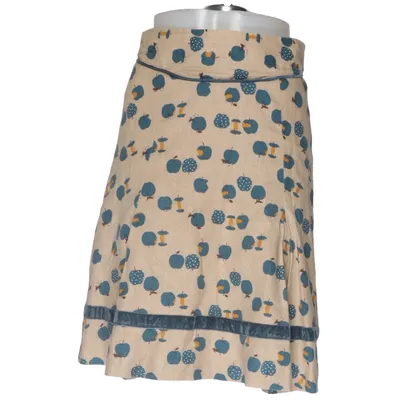 Jupe (Beige, Bleu, Jaune) de Edith & Ella Acétate, Coton, Lin