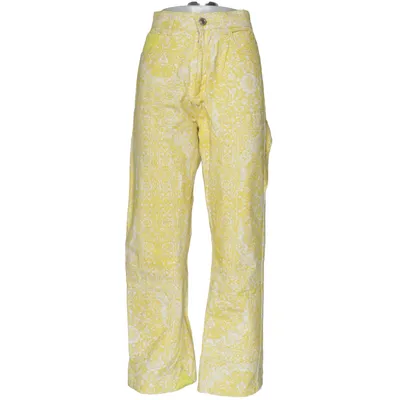 Chino (Gelb, Weiß) von Les Benjamins Baumwolle