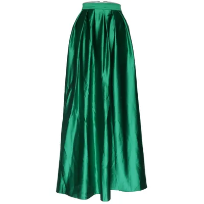 Långkjol (Grön) från By Malina Collection Elastan, Polyester